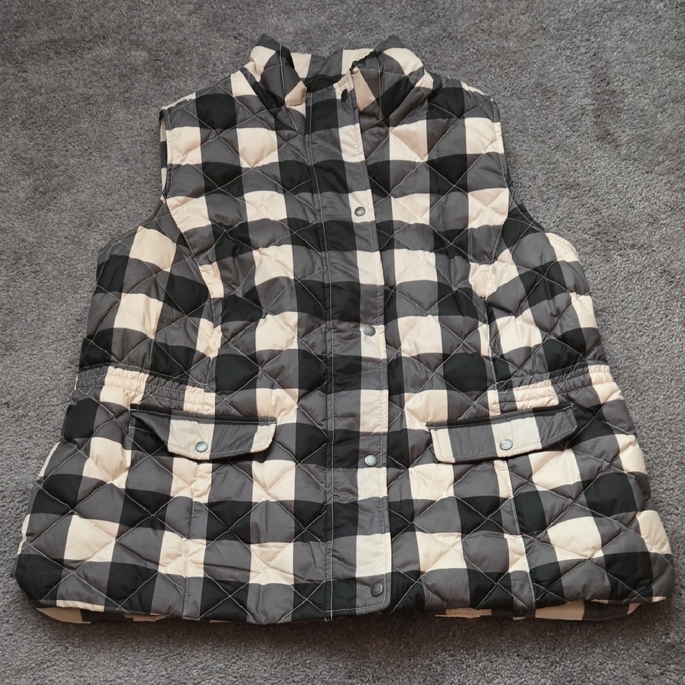 Down-filled Puffer Vest, 1X Womens